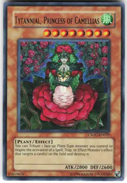 Tytannial, Princess of Camellias CSOC-EN029 Yugioh TCG Ultra Rare NM - Image 1