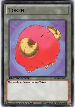 Token: Sheep (Pink) LC04-EN006 Yugioh TCG Ultra Rare NM - Image 1