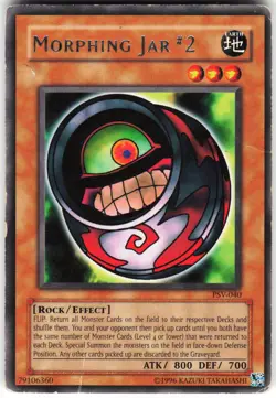 Morphing Jar #2 PSV-040 Yugioh TCG Rare HP DENTS - Image 1