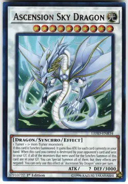 Ascension Sky Dragon LEHD-ENB34 Yugioh TCG Ultra Rare LP - Image 1