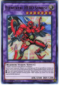 Elemental HERO Sunrise LED6-EN012 Yugioh TCG Ultra Rare VLP - Image 1