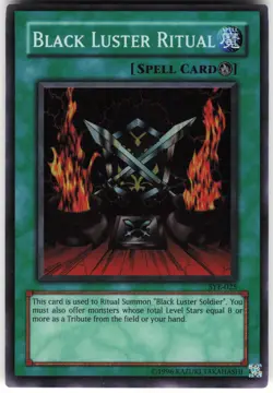 Black Luster Ritual SYE-025 Yugioh TCG Super Rare MP - Image 1