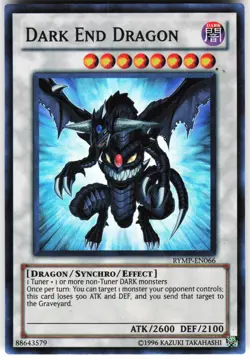 Dark End Dragon RYMP-EN066 Yugioh TCG Super Rare MP/HP - Image 1