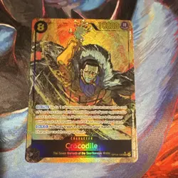 Crocodile One Piece OP14-120 Secret Rare The Seven Warlords 8 Cost 10000 Power - Image 1