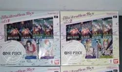 1 of each One Piece TCG Illustration Box Volume 1 And 2 PAIR *SEALED* Op06 Op07 - Image 1