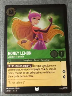 Carte LORCANA FR - Chapitre 6 74/204 Honey Lemon -✨FOIL✨Neuf - Image 1