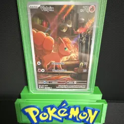 Pokemon Vulpix Illustration Rare Holo 138/132 Me01: Mega Evolution 70 HP - Image 1