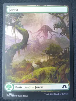 Forest Full Art Foil 0308 - MH3 - Mtg Card #48R - Image 1
