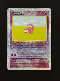 Pokemon card Slowpoke 93/110 - Reverse Holo - Legendary Collection - Image 2