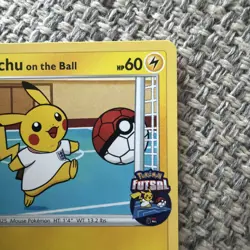 Pokemon Pikachu On The Ball UK Exclusive Futsal Promo Card 001/005 UNSEALED - Image 3