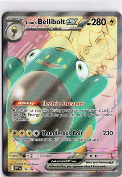 Iono's Bellibolt ex 194 Sv: Scarlet & Violet Promo Cards Holo Lightning Pokemon - Image 1