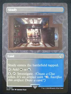 Study Borderless - CLU - Mtg Card #5J1 - Image 1