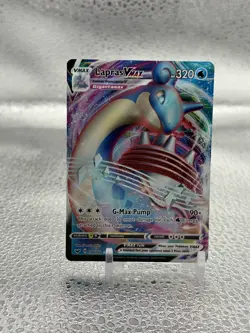 Near Mint Lapras Vmax 050/202 Sword & Shield NM Full Art Ultra Rare Pokemon Card - Image 1