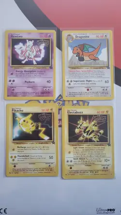 Pokemon the First Movie Black Star Promo Card Set Of 4 - Image 1