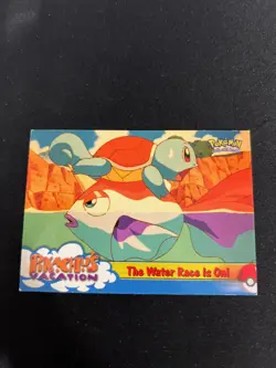Pokemon Topps The Water Race Is On! Pika's VA 47 Moderate NON HOLO Trading Card - Image 1