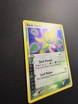 Pokemon TCG Dark Celebi Holo Rare Card 4/101 Hidden Legends NM with SWIRL - Image 4