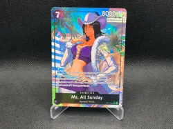 Ms. All Sunday OP14-084 Alt Art Super Rare One Piece Card - Image 1
