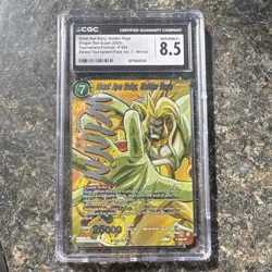 Dragon Ball Super Card Game Great Ape Baby, Golden Rage Promo Foil P-583 Winner - Image 1