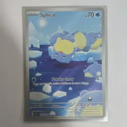 Spheal 199/191: Sv08 Surging Sparks Illustration Rare Holo 70 HP Basic Card - Image 1