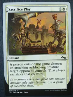 Sacrifice Play - Unstable - Mtg Card #5OV - Image 1