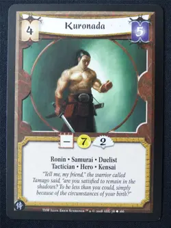 Kuronada - THW - Legend of the Five Rings L5R Card #107 - Image 1