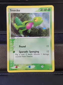 Pokemon Treecko #016 Holo Black Star Promo Card 969-REO-DSR EXCELLENT - Image 1