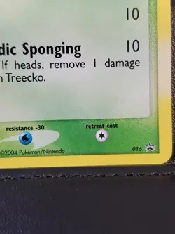 Pokemon Treecko #016 Holo Black Star Promo Card 969-REO-DSR EXCELLENT - Image 5