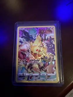 Pokemon TCG Pikachu Crown Zenith Holo Card 160/159 Secret Rare - Image 1
