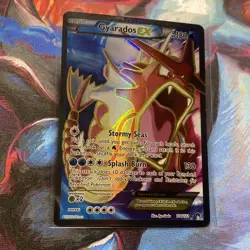 Pokemon Gyarados EX TCG Full Art Holo Ultra Rare Card 114/122 - Image 2