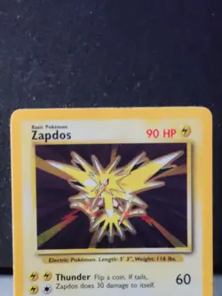 Pokemon Card ZAPDOS - 16/102 - Base Set - Holo - Rare Collection. LP - Image 4