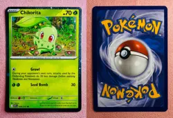 Chikorita 008/217 Cosmos Holo Promo ME: Ascended Heroes | 2026 Pokemon Card | NM - Image 3