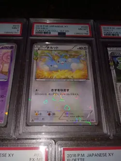 Pokemon JAPANESE Pokekyun Collection PSA 9 8 6 5 Card Lot Wobbuffet Swablu Wally - Image 3
