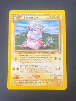 CARTE POKEMON LAINERGIE 34/111 FR PEU COMMUNE NEO GENESIS - EXC - Image 1