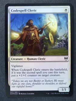 Codespell Cleric Foil - Mtg Magic Cards #X0 - Image 1