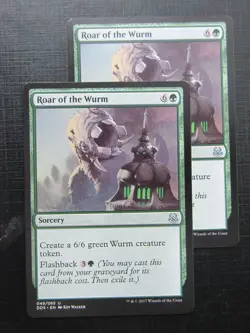 MTG Magic Cards: ROAR OF THE WURM duel deck x2 # 29H28 - Image 1