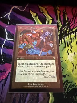 Phyrexian Altar Magic The Gathering Invasion Rare Artifact English Ron Spears - Image 1