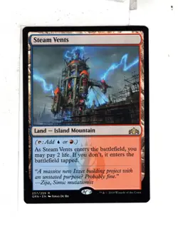 MTG SkeenAB Steam Vents from Guilds of Ravnica. NM. - Image 1