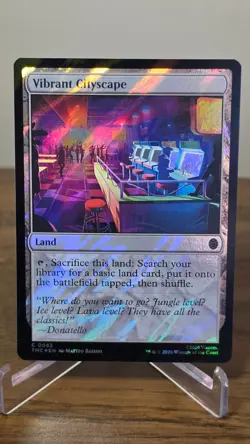 Vibrant Cityscape (Surge Foil) C Commander: Teenage Mutant Ninja Turtles 82 NM - Image 1