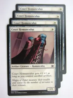 MTG MODERN MASTERS TWO: COURT HOMUNCULUS x4 # 28B83 - Image 1