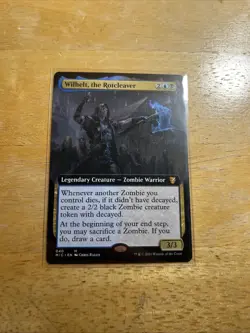 [Wilhelt, the Rotcleaver] (Extended Art) Commander: Innistrad:Midnight Hunt. NM - Image 1