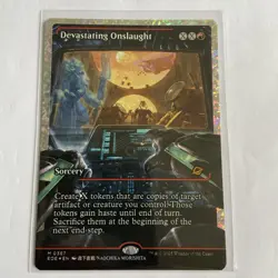 MTG Edge of Eternities - Devastating Onslaught(Fracture - Foil) - M - 0387 NM - Image 1