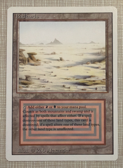 Magic: the Gathering Badlands Revised Edition Regular NM MTG - Image 1