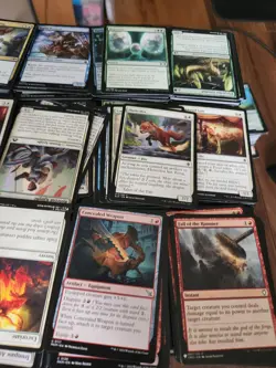 6000+ Magic the Gathering MTG Bulk Common Uncommon Foil Lrg Flat Rate Box Lot 1 - Image 3