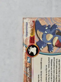 Nidoqueen #31 Pokemon Topps Blue Logo HP - Image 3