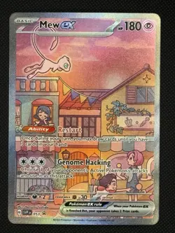 Mew ex SVP 053 Pokemon TCG Scarlet Violet 151 Black Star Promo Full Art - Image 1