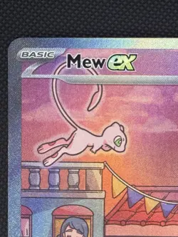 Mew ex SVP 053 Pokemon TCG Scarlet Violet 151 Black Star Promo Full Art - Image 3