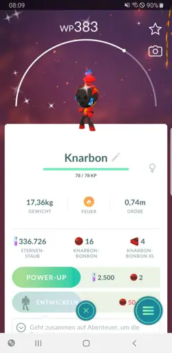 Pokemon Go Shiny Knarbon - Schillernd - Pokemon Go Shiny Charcadet - Image 1