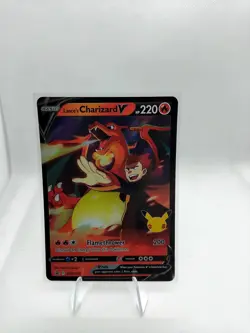 Lance's Charizard V SWSH133 Holo Promo Sword & Shield Promo Pokemon Near Mint - Image 1