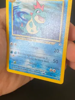 CARTE POKEMON CROCRODIL 32/111 FR PEU COMMUNE NEO GENESIS - TBE/EXC - Image 3