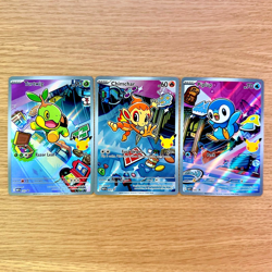 Pokemon First Partner Illustration Collection Series 1 - Gen 4 Sinnoh Starters - Image 1